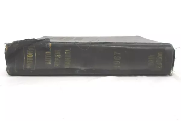 Motor's Auto Repair Manual 1967 30th Edition 1st Print Hardcover Hearst Corp