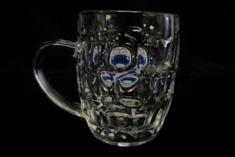 Portland Brewing True Brews Tenth Anniversary Glass Mug Stein 1986 - 1996