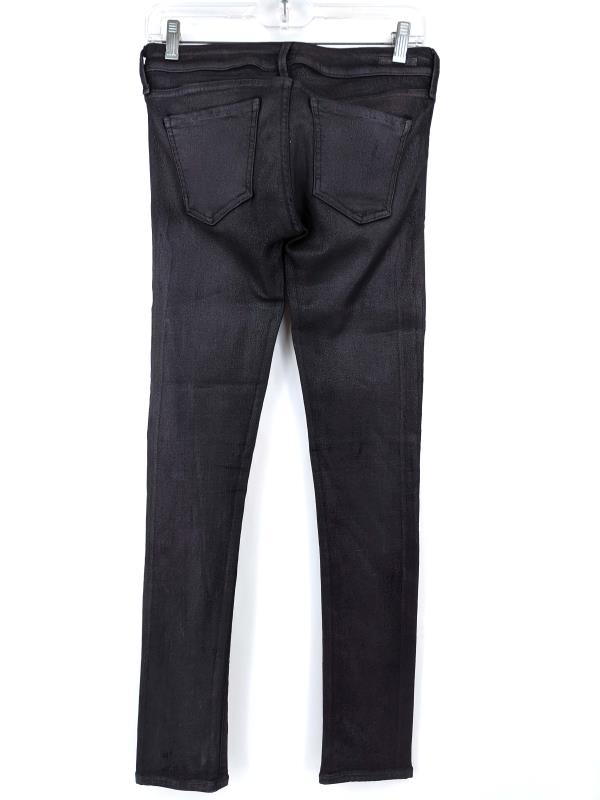 CITIZENS OF HUMANITY "Racer" Coated Skinny Jeans Black Jegging Stretch Womens 28