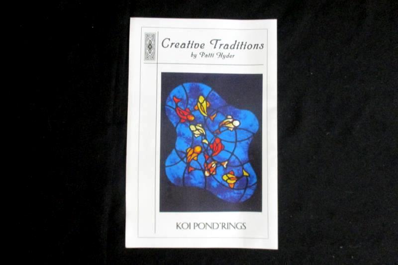 Creative Traditions Patti Hyder Koi Pond Rings Sew Pattern Stained Glass Fabric