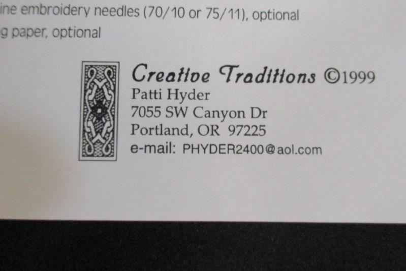 Creative Traditions Patti Hyder Koi Pond Rings Sew Pattern Stained Glass Fabric