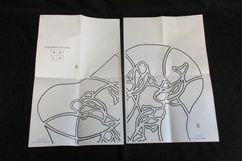 Creative Traditions Patti Hyder Koi Pond Rings Sew Pattern Stained Glass Fabric