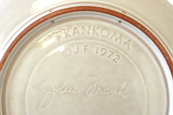 1972 Frankoma Collector Plate Seeking The Christ Child - John Frank Christmas