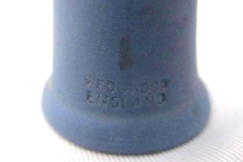 Wedgwood Jasperware Vintage Thimble Cameo Blue Pottery England