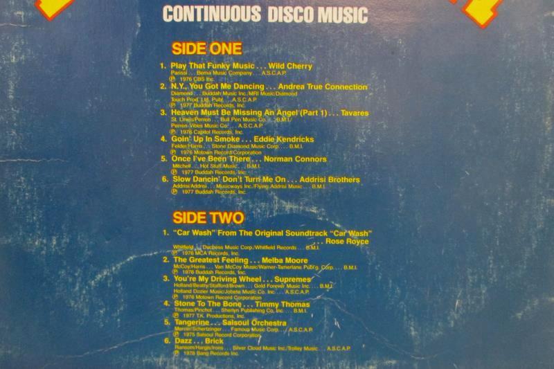 K-Tel's Disco Rocket Volume One 1978 Vinyl 12 inch 33 RPM Record TU 2571
