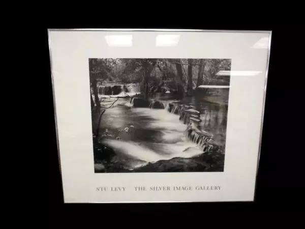 Stu Levy The Silver Image Gallery 1984 Havasu Stream Silver Metal 28X24 Signed