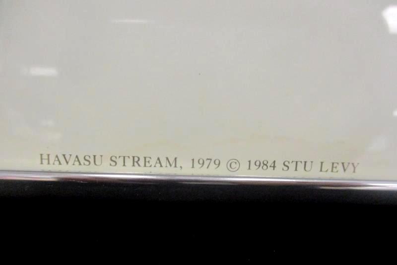 Stu Levy The Silver Image Gallery 1984 Havasu Stream Silver Metal 28X24 Signed