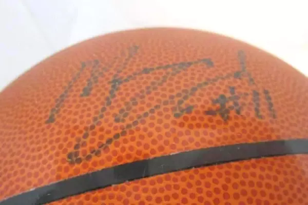 Elite Championship Basketball Signed Trail Blazers Victor Claver Meyers Leonard