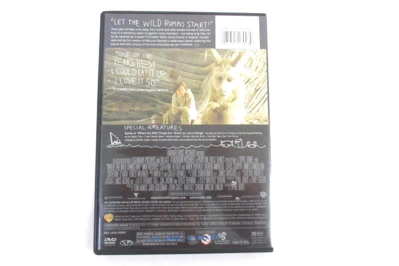 Where The Wild Things Are DVD Movie 2009 Spike Jonze Director