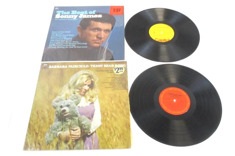Lot of 5 Folk World and Country Records Danny Davis Barbara Fairchild Dirt Band