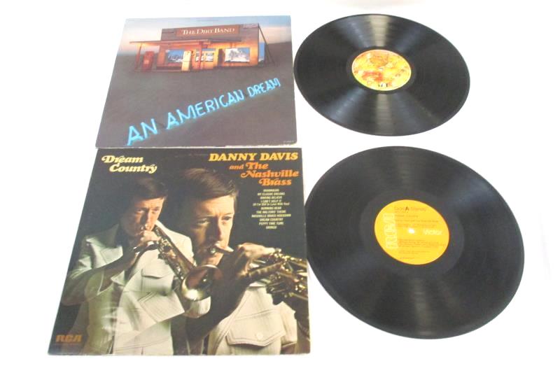 Lot of 5 Folk World and Country Records Danny Davis Barbara Fairchild Dirt Band