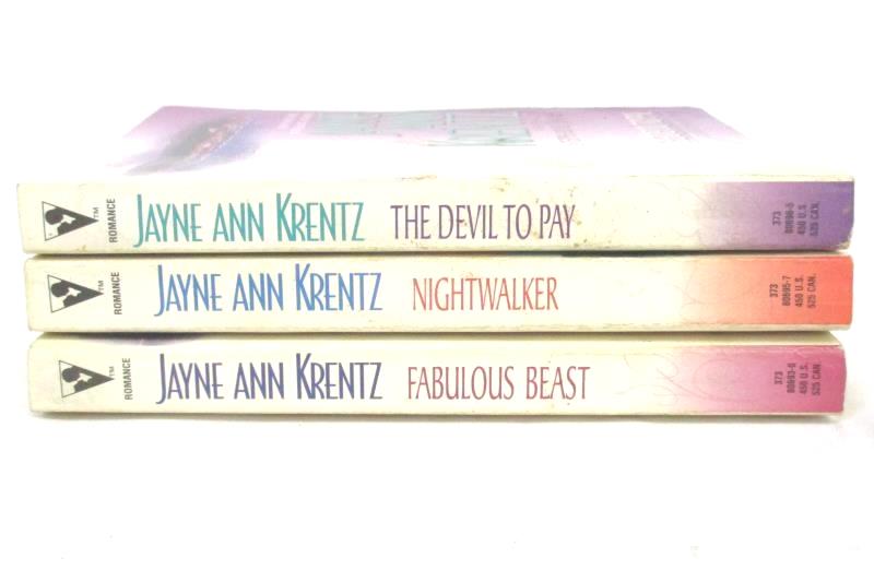 Lot of 3 Janye Ann Krentz Stephanie James PB Novels Fabulous Beast Nightwalker