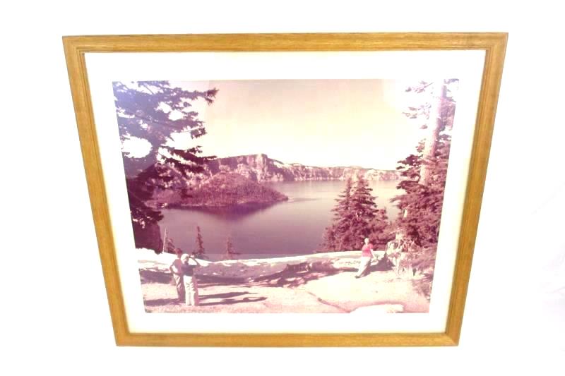 Trip To Peyto Lake Canadian Rockies Wood Frame Photo Print 29.5 X 25.5 Inches