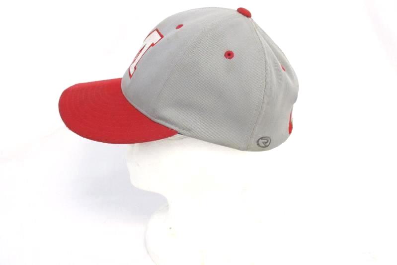 Richardson Pulse FlexFit 20 PTS McMinnville HS Baseball Hat XS-SM Gray Red 13