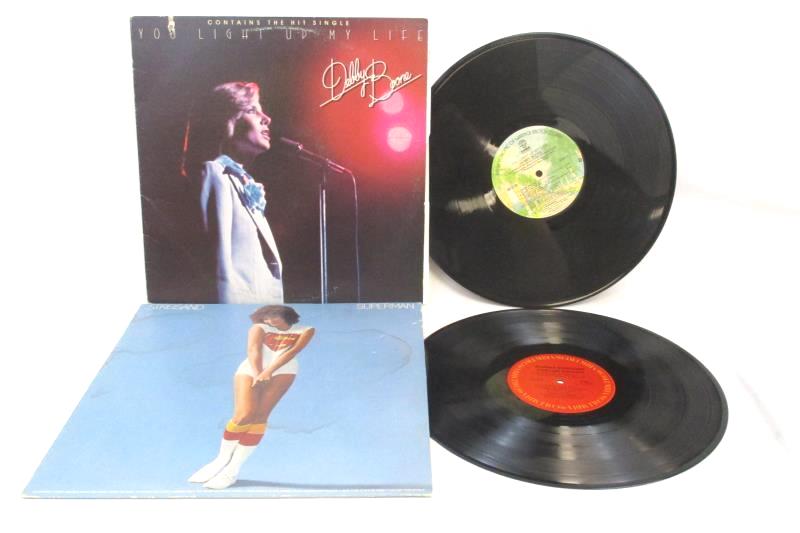 Lot of 4 Pop 33RPM Vinyl Records Debby Boone Streisand Victor Borge Andre Toffel