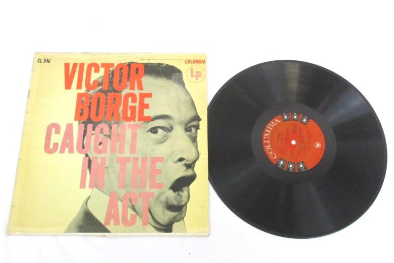 Lot of 4 Pop 33RPM Vinyl Records Debby Boone Streisand Victor Borge Andre Toffel