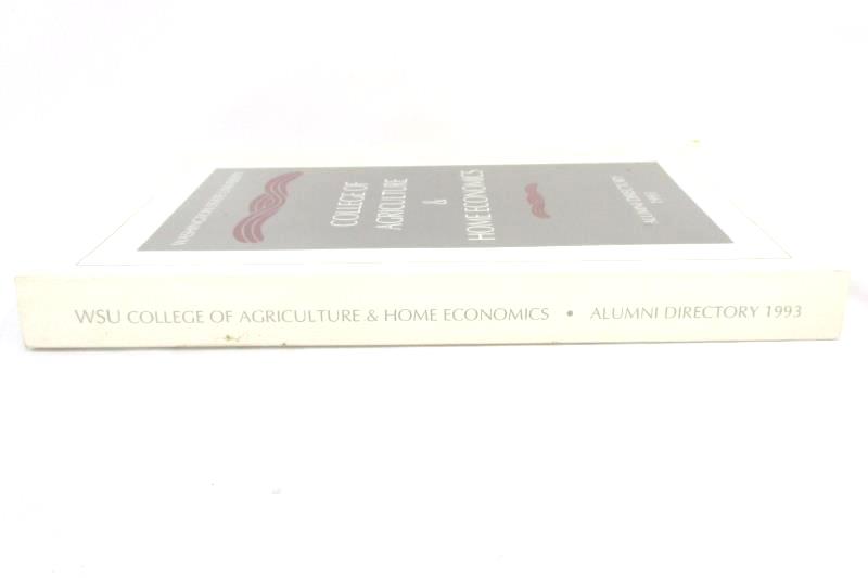 WSU 1993 Washington State University Alumni Directory Agriculture Home Economics