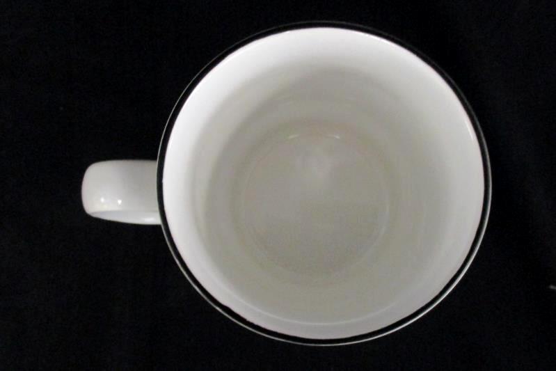 Vintage Den Gamle By Aarhus Hattemageren Irene Coffee Mug Tea Cup White Denmark