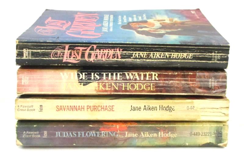 Lot of 4 Vintage Paperback Jane Aiken Hodge Gothic Romance Novels