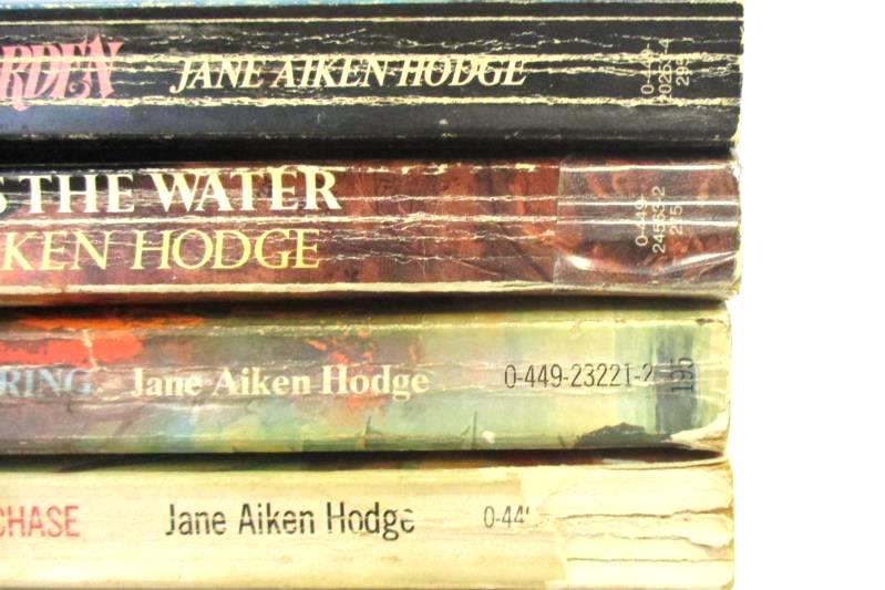 Lot of 4 Vintage Paperback Jane Aiken Hodge Gothic Romance Novels