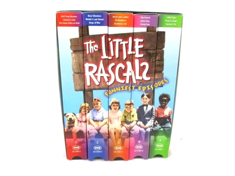 The Little Rascals Funniest Episodes Vintage VHS 5 Tape Box Set 1999