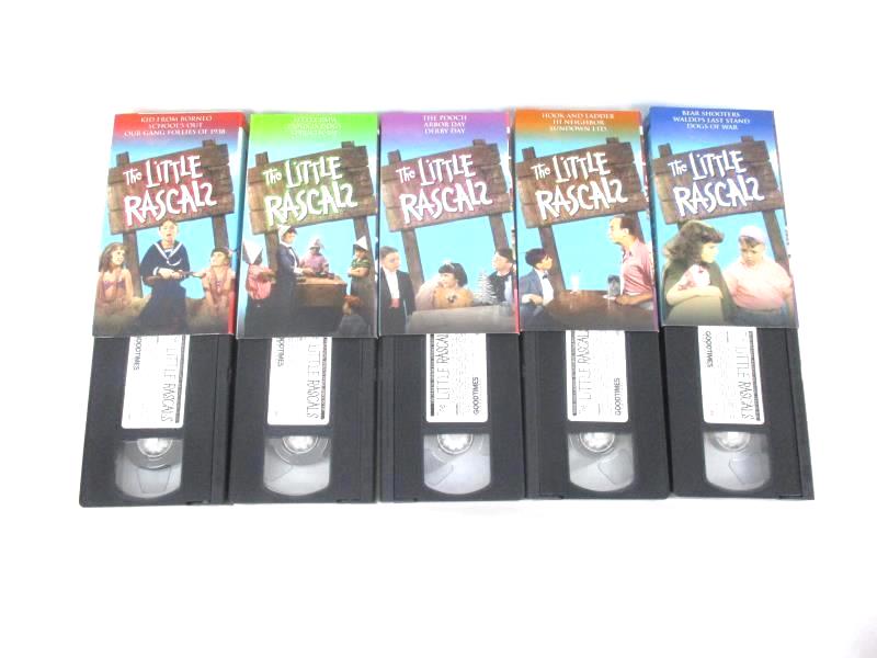 The Little Rascals Funniest Episodes Vintage VHS 5 Tape Box Set 1999