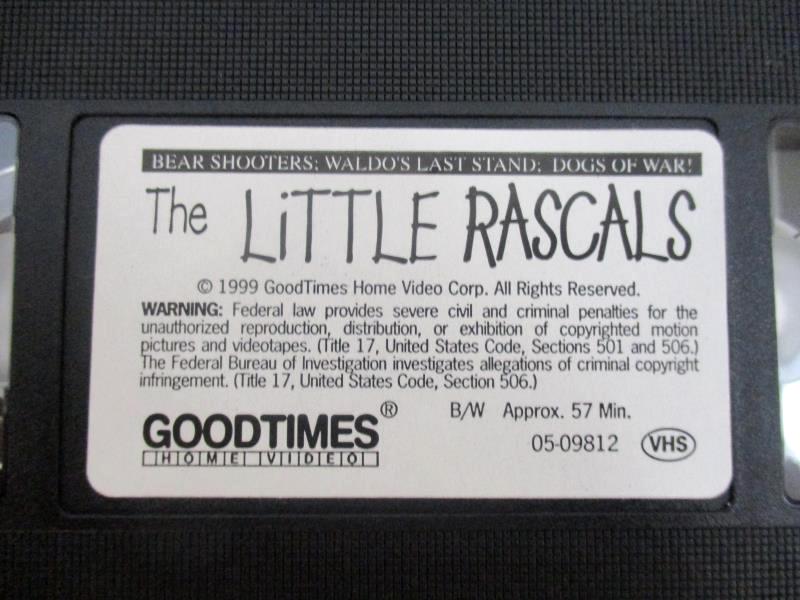 The Little Rascals Funniest Episodes Vintage VHS 5 Tape Box Set 1999