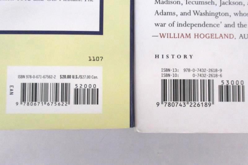 Lot of 2 AJ Langguth Books Patriots & Union 1812 American Revolution
