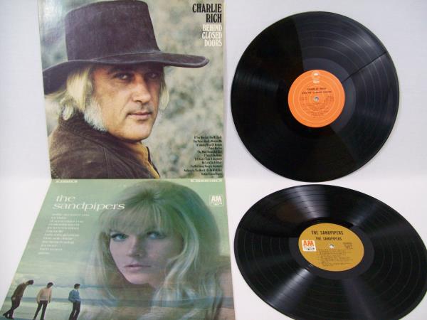 Lot of 6 Love/Romance Songs VINYL RECORDS ~ JACK JONES CHARLIE RICH PLUS MORE
