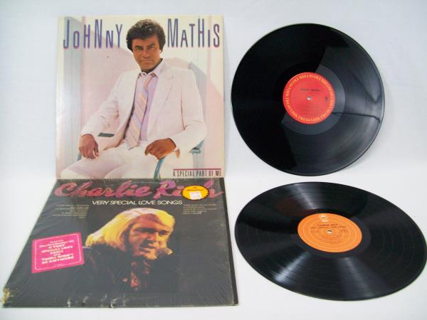 Lot of 6 Love/Romance Songs VINYL RECORDS ~ JACK JONES CHARLIE RICH PLUS MORE
