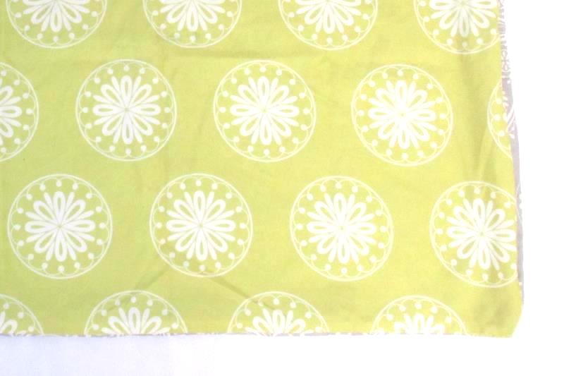 Storehouse Duvet Cover White Yellow Gray Floral Buttons Pillow Sham Size 90 X 90