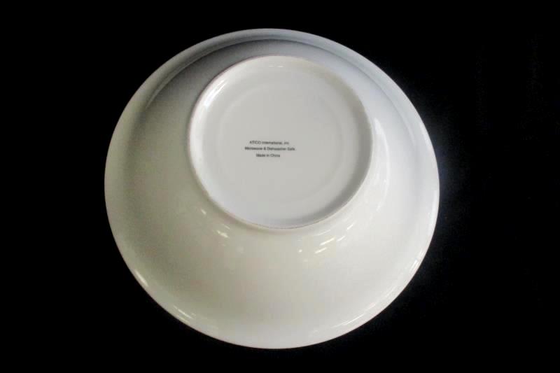 ATICO Serving Bowl Celebrate The Magic of Christmas Poinsettia Holly Berries