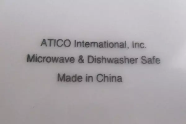 ATICO Serving Bowl Celebrate The Magic of Christmas Poinsettia Holly Berries