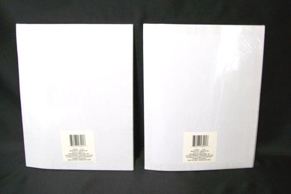 Lot of 2 Computer Printer Paper 40 Sheets Each Fun Colored Boarders Geometric