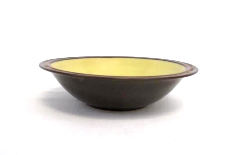 Lot of 3 Stone Ware Vintage Brown Beige Cereal Salad Bowls 7 Inch Round Japan