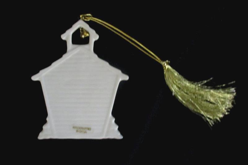 Lenox For My Teacher Christmas Porcelain Ornament School House