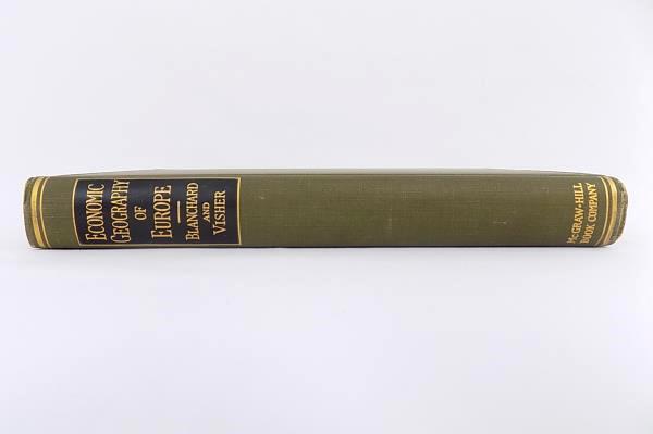 Economic Geography of Europe 1931 1st Ed by W O Blanchard and S S Visher