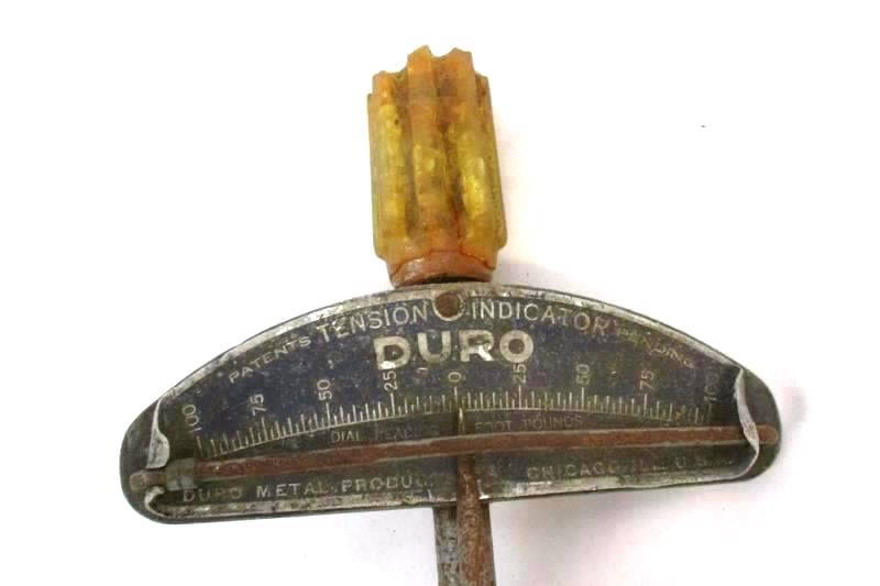 Vintage Duro No 8099 Beam Torque Wrench Tool 1/2in Drive Chrome SAE Made in USA