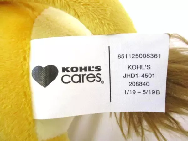 Lion Kohl's Cares Carnivores Kids Plush Stuffed Animal Toy New with Tags