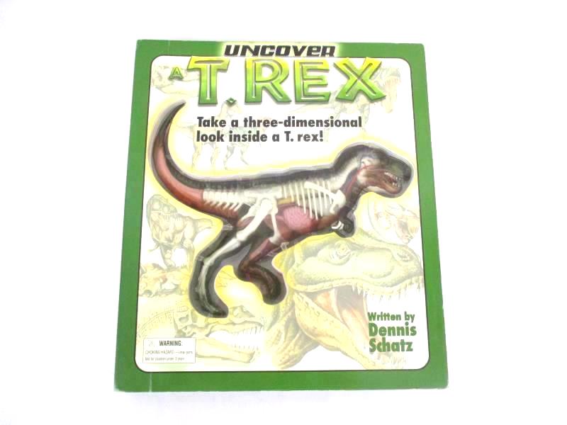 Uncover A T Rex Dennis Schatz 3D Dinosaur Body Systems Silver 2002 Hardback Book