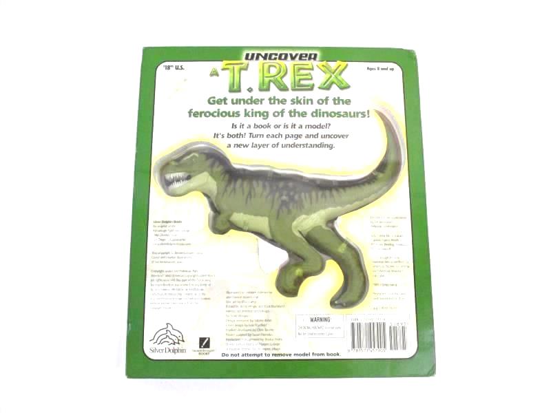 Uncover A T Rex Dennis Schatz 3D Dinosaur Body Systems Silver 2002 Hardback Book