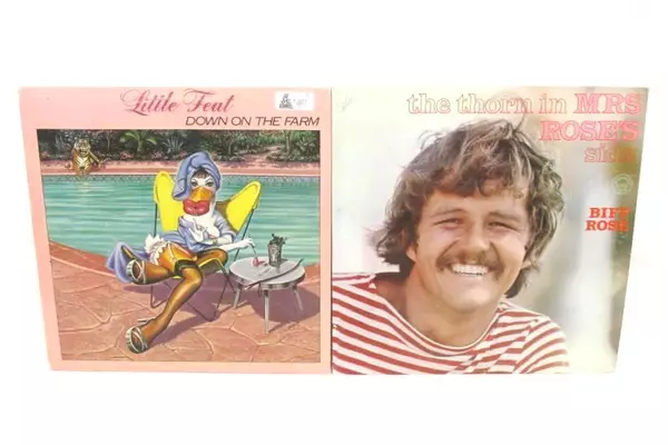 Lot of 2 Blues Rock LP Records The Thorn in Mrs Rose's side Little Feat Farm