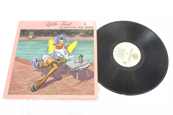 Lot of 2 Blues Rock LP Records The Thorn in Mrs Rose's side Little Feat Farm