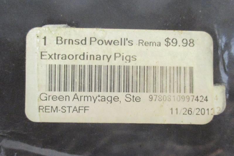 Extraordinary Pigs by Stephen Green-Armytage 2011 First Edition Hardcover