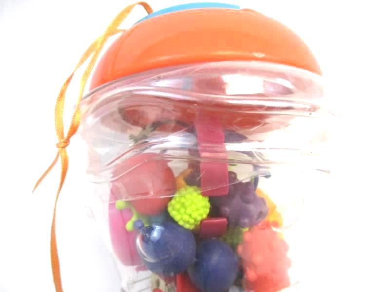 Jar of Snap Lock Beads Jewelry Making Parts For Children Rings Bracelets Earring
