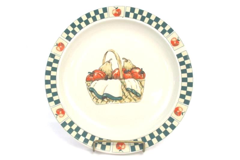 Gibson Housewares Apple Pear Basket Pattern Dinner Place Saucer Replacement