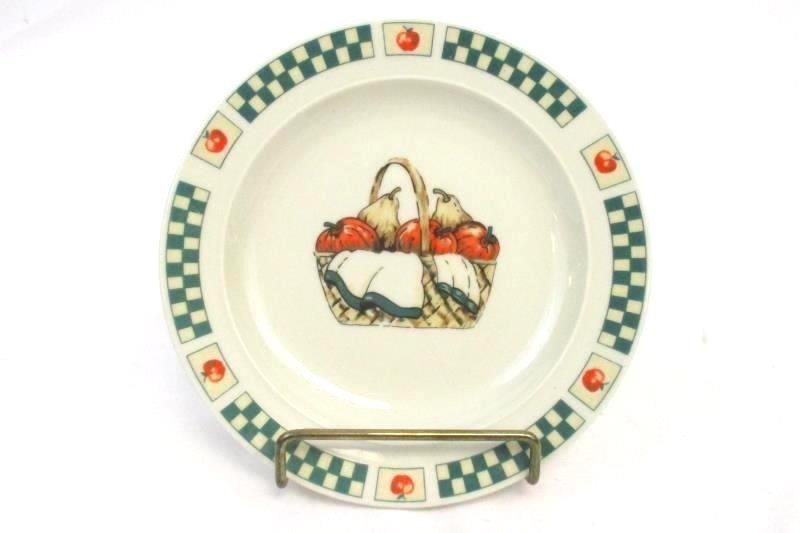 Gibson Housewares Apple Pear Basket Pattern Dinner Place Saucer Replacement