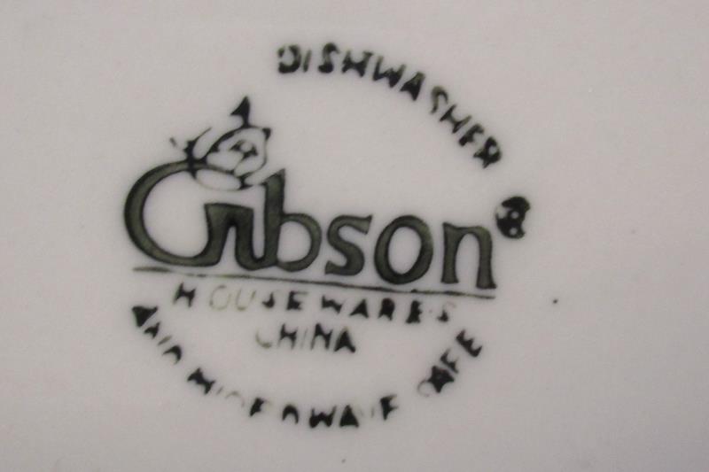 Gibson Housewares Apple Pear Basket Pattern Dinner Place Saucer Replacement