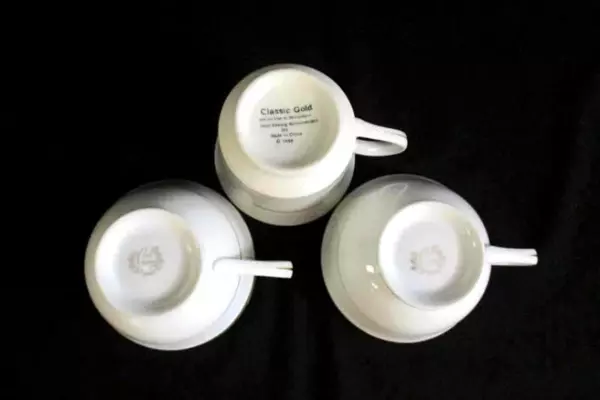 Lot of Three Mismatched China Coffee Tea Cups Japan China