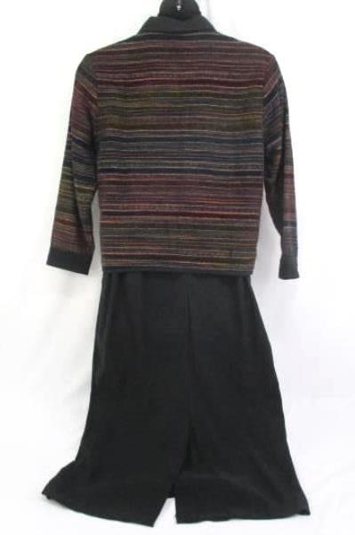 Petite Women's Outfit- Units Petite 5 Button Jacket Notations Petite Skirt Sz PL